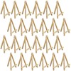 PLAZOTTA 24 Pack 6" Small Art Easel Stand, Tabletop Wooden