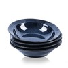 vicrays Wide Rim Soup Bowls - 27oz Ceramic Pasta Plates