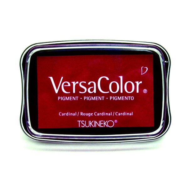 Tsukineko Full-Size VersaColor Ultimate Pigment Inkpad, Cardinal