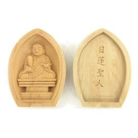 木彫 of Buddhist Buddha/香合 French Days Lotus Saints Tsuge
