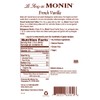 Monin - French Vanilla Syrup, Boxed, Versatile Flavor, Natural Flavors,