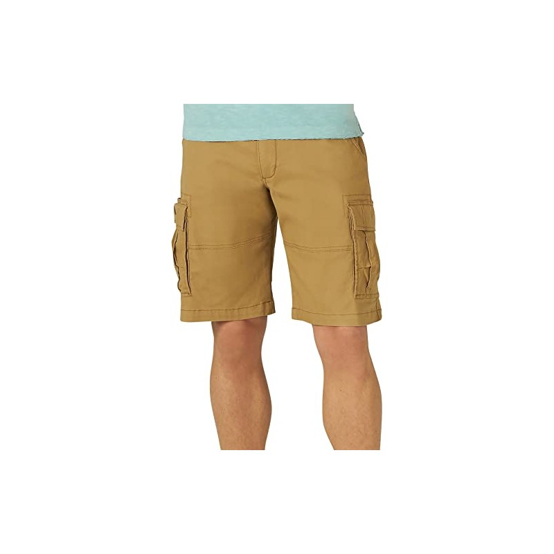 Lee Men's Extreme Motion Carolina Cargo Short, Bourbon, 36