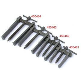 KATSU Two Jaw Gear Bearing Puller Ultra Thin Claws 8 Inch 200mm, Carbon Steel Mini 2 Arms Special Thin Claws Car Engine Repair Belt Wheel Gear Bearing Extractor Removal Tool 450464