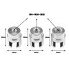 ECSiNG Pack of 3 Dent Repair Adapters M8 M10 M12