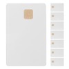 Uonlytech Chip Blank Cards, 8pcs Blank Smart Intelligent Card Contacts