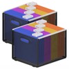 2 Pack Hanging File Organizer, File Folder Organizer Box Filing