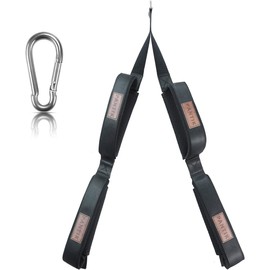 Triceps Rope Gym Cable Machine Attachments with Carabiner Anti-Slip Long Triceps Strap 2 Loops Neoprene Handles Pulldown Rope for Pushdowns Face Pulls Crunches Overhead Extensions Biceps Curl