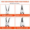 TooToo 4-Piece 7" Circlip Pliers Internal External Bent Straight Snap