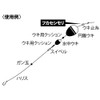 TAKAMIYA(タカミヤ) H.B CONCEPT フカセシモリ 楕円 JJ-0012 蛍光レッド S