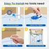Aswalling Universal Toilet Flapper Replacement Kit 2 Inch 1SET with