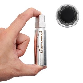 LitartPRO 42CRMO 10 Spline Lug Nut Key Replacement for TA20-17/19, Compatible with Bimecc 10-Spline Lug Nut and Lug Bolts,Thickened Sleeve Outer Wall Size,Torque Resistance,17MM and 19MM Hex Drive