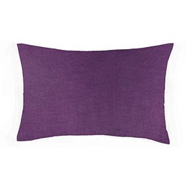 NIYS Luxury Bedding 100% Brushed Cotton Flannelette 40CM/16 Extra Deep Fitted Sheets in 12 Colours (PillowCase Pair, Purple)
