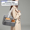 UNICITII File Organizer Box, Portable Tote Bag Hanging Filing Box