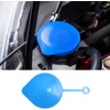 Windshield Washer Reservoir Cap, Plastic Cap Small Ring Lid Cover
