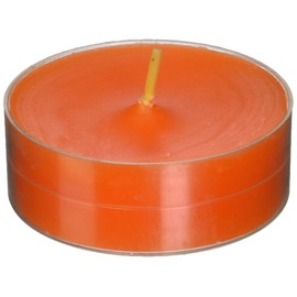 Zest Candle 12-Piece Tealight Candles, Mega Oversized Orange s