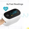 Bluetooth Fingertip Pulse Oximeter, Blood Oxygen Saturation Monitor and Pulse