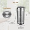 BOMANSI BOMS 2 Pack Tea Infuser with Drip Tray, Extra
