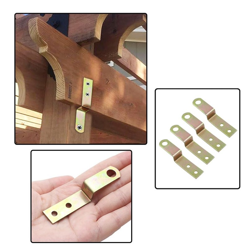SagaSave Z Shape Corner Bracket, Picture Frame Braces Furniture Bracket
