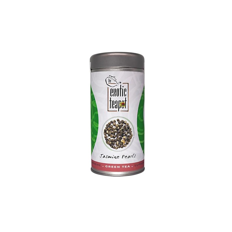The Exotic Teapot - Supreme Jasmine Pearls Tea, 200g Tin,