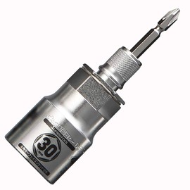 Super Tool DSE30 18 V Impact Torsion Bit Compatible with Detachable Power Dollar Socket, Prospec, 1.2 inches (30 mm)