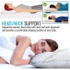 Bamboo Hypoallergenic Shredded Memory-Foam Pillow-Orthope - King