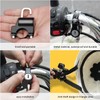 2 Pieces Motorcycle Helmet Locks, 2 Pieces Spacers, 2 Pieces