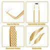 Eyelash Tweezers for Lash Extensions (Set of 7), Professional Lash