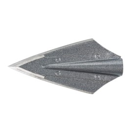 Scoland Shooter 6pcs Hunting Broadheads Traditional Archery Arrowheads Fix 2 Blade 125 Grain Welding Head Metal Arrow Tips for Wooden Arrow Bamboo Arrow Shaft