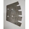 Country Boy Mfg Manure Spreader paddle to fit H&S Manure Spreader Model 270, Square tooth