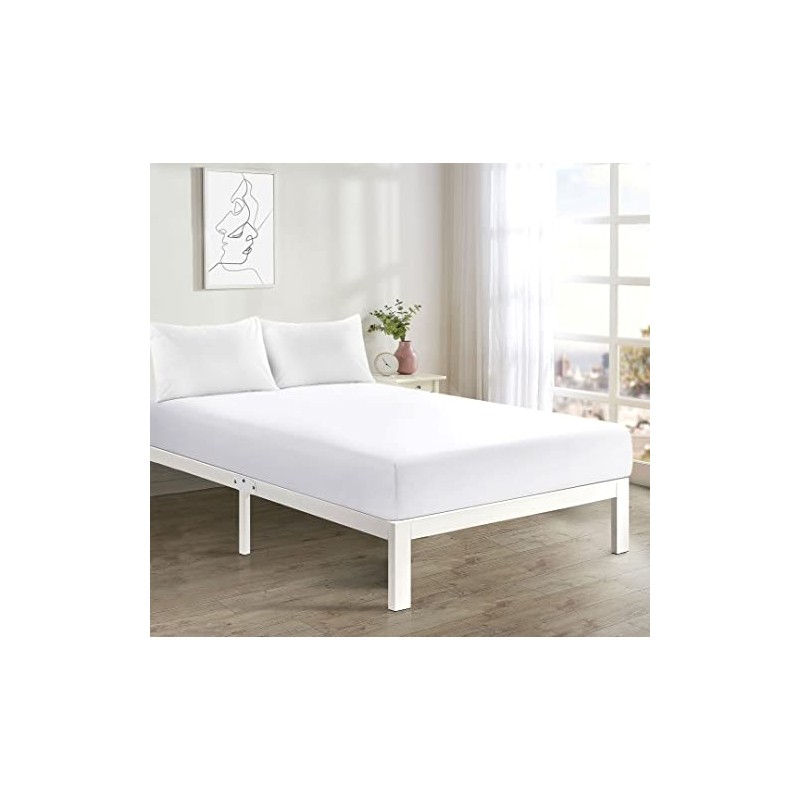 Fitted Bed Sheet With FREE MATCHING 2 X PILLOW CASES