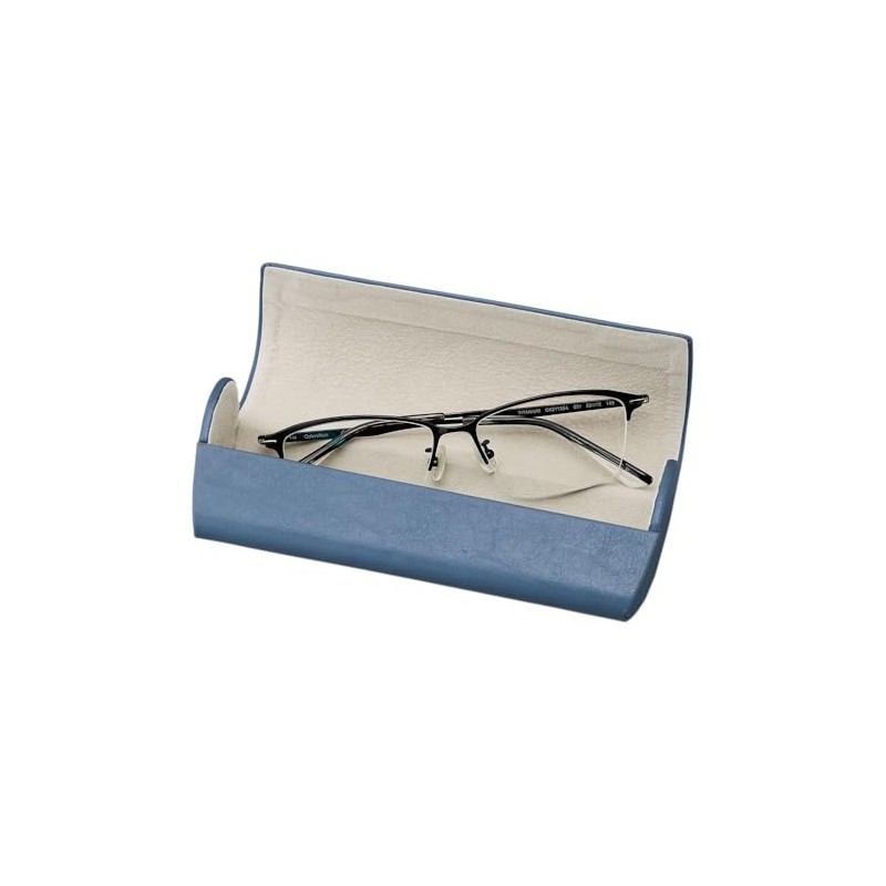 Pearl Eyeglass Case, Eyeglass Case, Semi-Hard Case, Magnetic, Unisex, Round