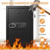3.2 Cubic Feet Large Safes for Home Use Fire and