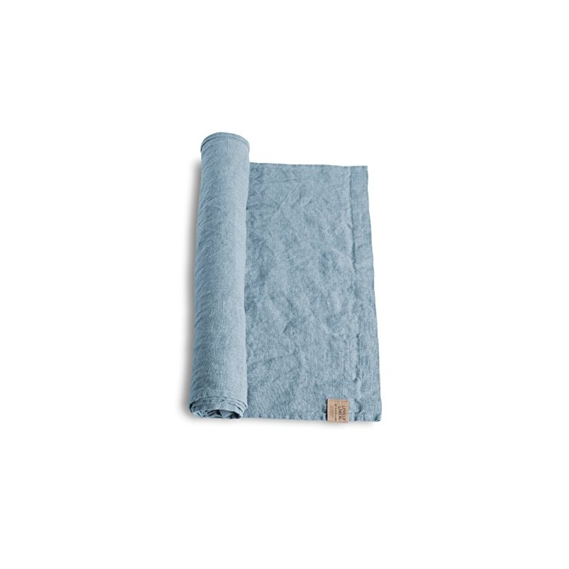 Lovely Table Runner Linen Dusty Blue 47 x 150 cm