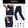 Rapoo Hiking Pants for Mens with Pockets Comfy Lightweight Waterproof