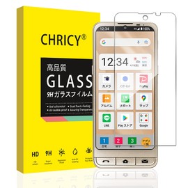 (1) Simple Smartphone 6 SHG09 Sumaho6 A201SH Compatible Glass Film 1 Piece 9H Hardness Simple Smartphone 6 Protective Film Adopts Asahi Glass Material Protective Film Round Edge Processing Easy