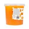 Tea Zone B2051 Mango Popping Pearls for Boba tea Beverages,
