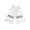 Liberty21 His and Hers Embroidered Wash Cloths Towel Set for