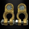 Ampper Brass Battery Terminal Connectors, Top Post Battery Terminals Connector