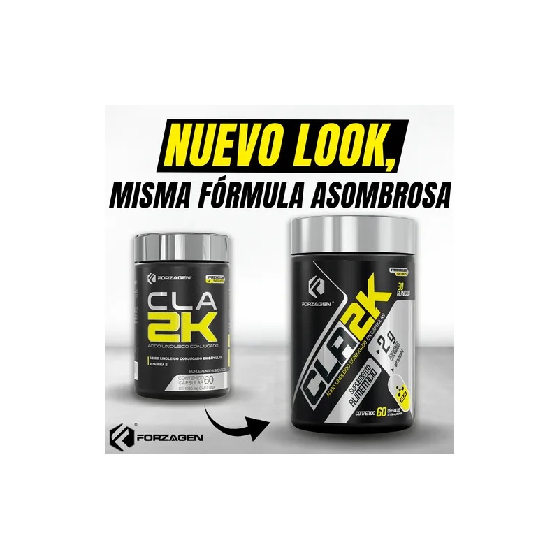 Forzagen Cla-2k 60 Caps Con Vitamina E Y Ácido Linoleico