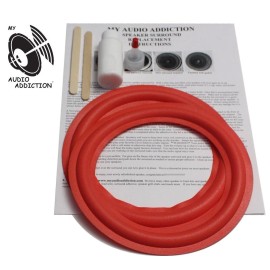 My Audio Addiction RED FOAM SURROUND REPAIR KIT FOR CERWIN VEGA 8 " All Red