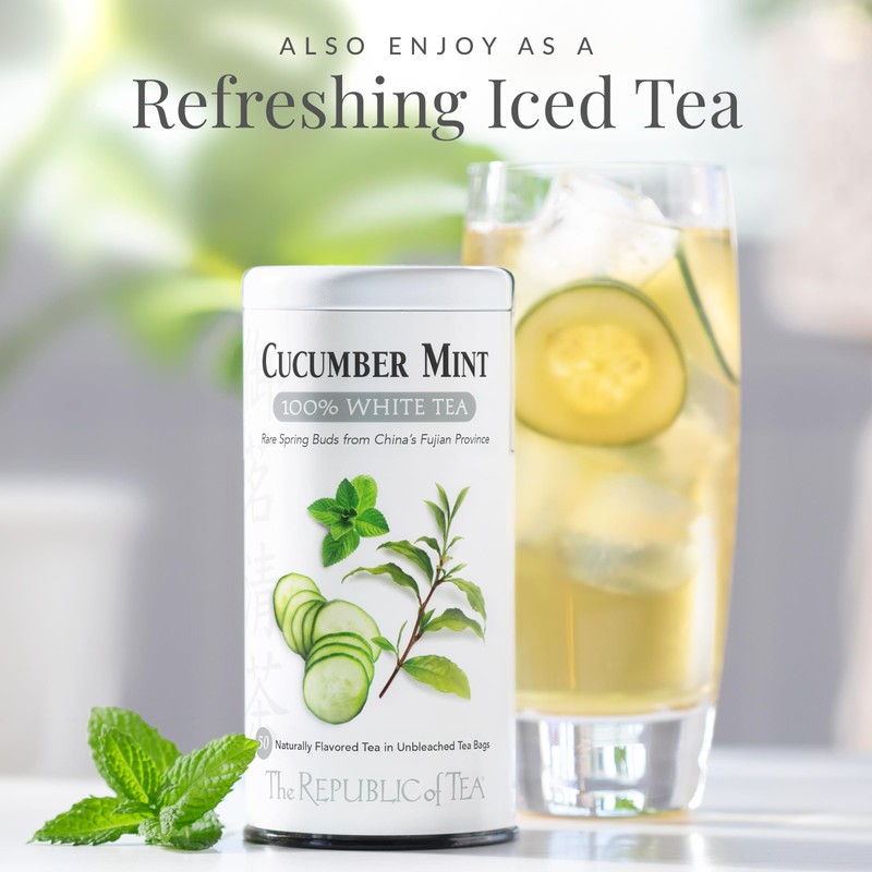 The Republic of Tea – Cucumber Mint 100% White Tea