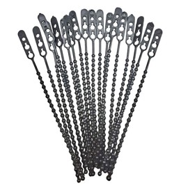 VEPATIM 100 Quick Ties Flash Binder Length 140 mm Resealable Black