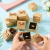 Cheriswelry 12Pcs Jewelry Ring Box for Wedding Proposal 2.03"x 2.03"