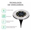 EGTMA Kit 4 Estacas Lamparas Led Solares Para Decoración Jardines