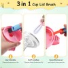 6pack Cleaner Brush Set, 3 in 1 Cup Lid Cleaning