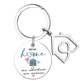 XzmaaoX House Warming Gifts New Home Couple Family Housewarming Closing Gifts For Women Men Home Buyers First Time Home Buyer Gift Cute First Apartment New Home Keychain Gift Ideas