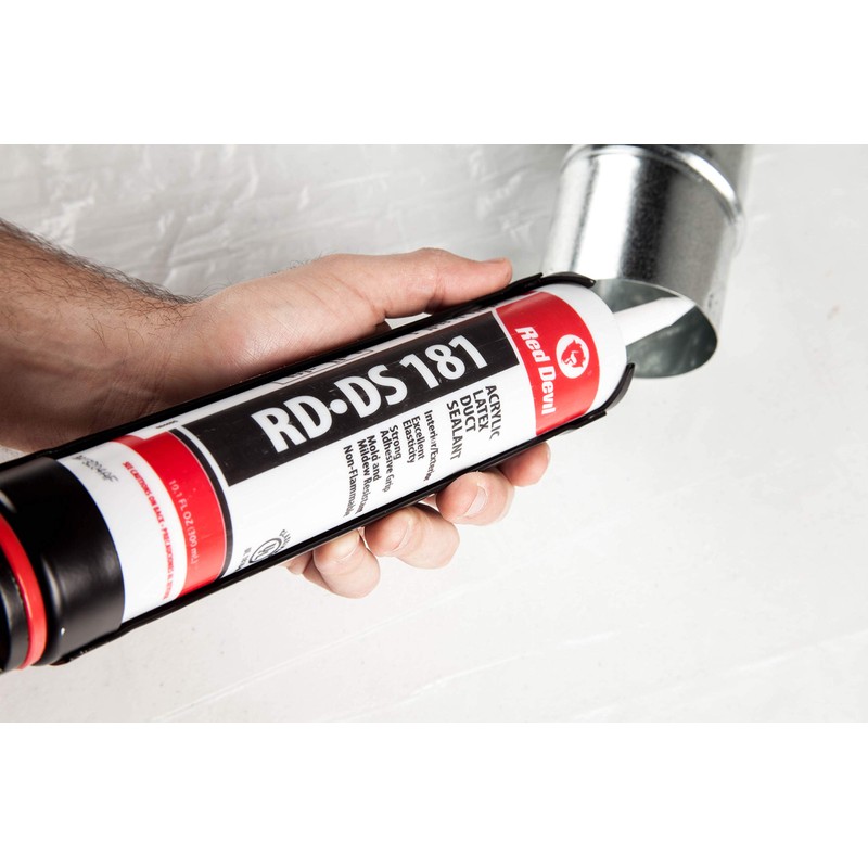 Red Devil 0846DS RD-DS 181 Acrylic Latex Duct Sealant, 10.1