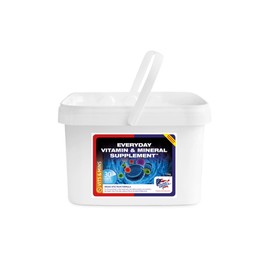 Equine America Everyday Vitamin & Mineral (1.5kg) Horse Vitamins and Minerals Supplement, Supports Everyday Health and Wellbeing. Great Horse Gut Balancer with Probiotics