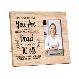 You Are Dead To Us Picture Frame - Going Away Gifts For Women, Men & Coworkers - Good Luck Farewell Frame For Leaving & Retirement -01