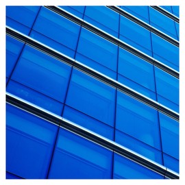 BDF CABL Decorative Window Film Transparent Color Blue - 48in X 12ft